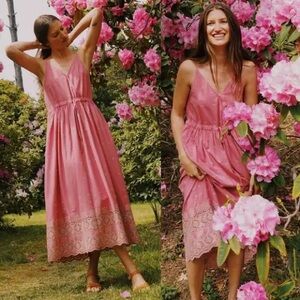 Christy Dawn Pink Lincoln. Worn once.